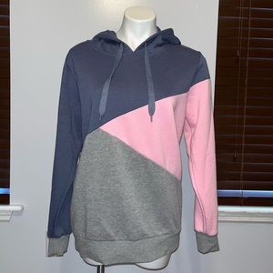 Color block hoodie